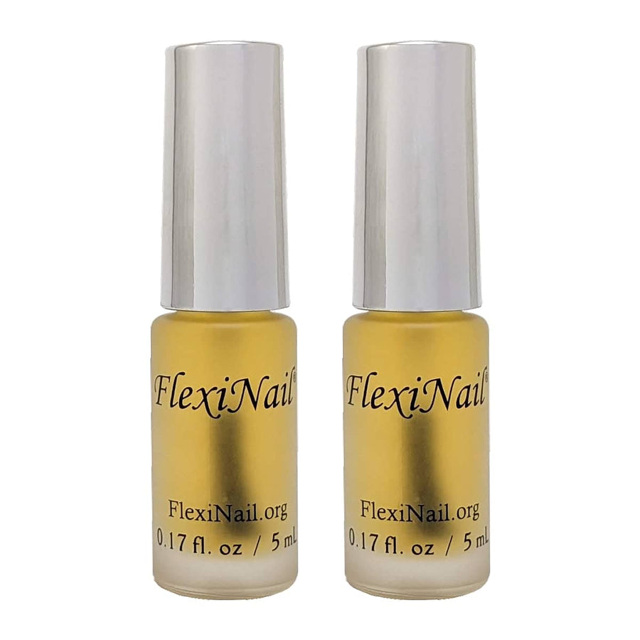 FlexiNail Fingernail Conditioner Two Pack – Nail Conditioning Treatment for Peeling, Weak, Brittle & Splitting Nails | Natural Nail Repair & Growth