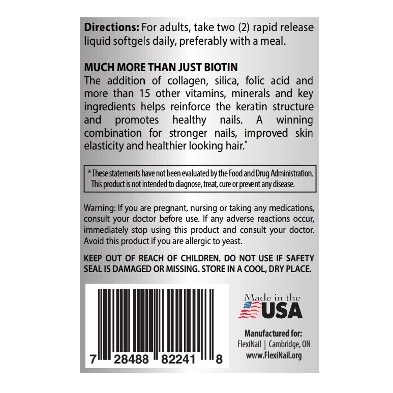 DOUBLE PACK: Premium Nail Supplement - Much more than just BIOTIN (Made in USA)