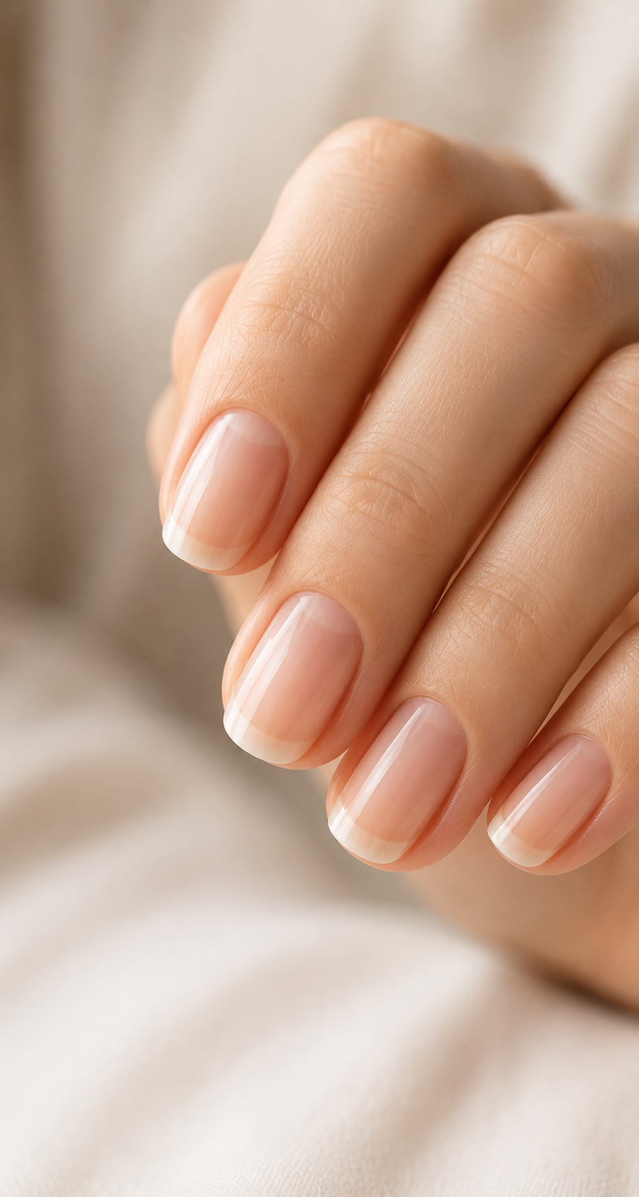 Healthy-looking natural nails