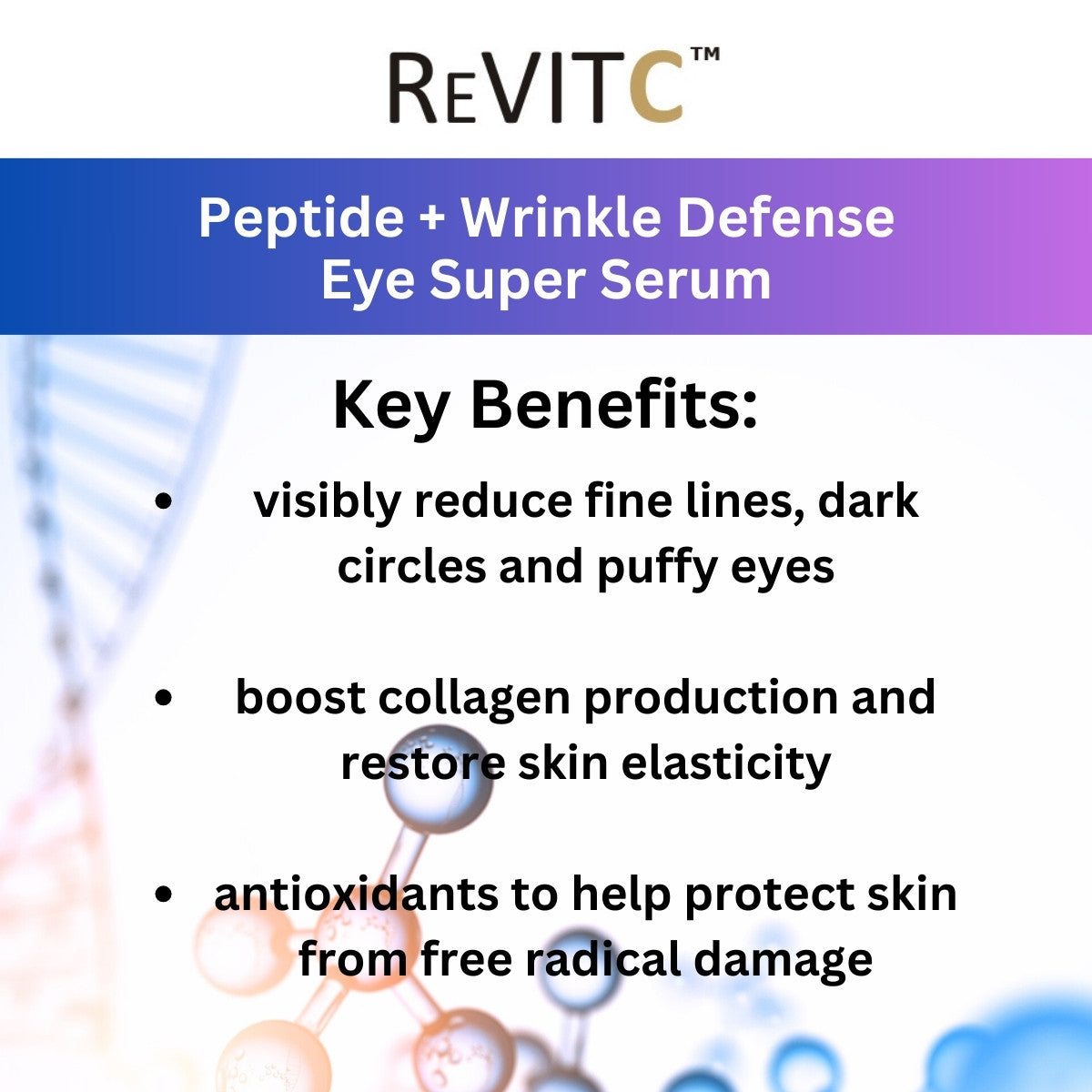 ReVITC Peptide + Wrinkle Defense Eye Super Serum