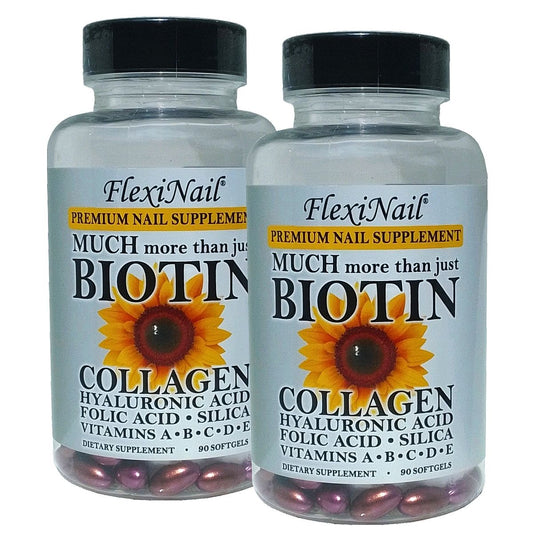 DOUBLE PACK: Premium Nail Supplement - Much more than just BIOTIN (Made in USA)